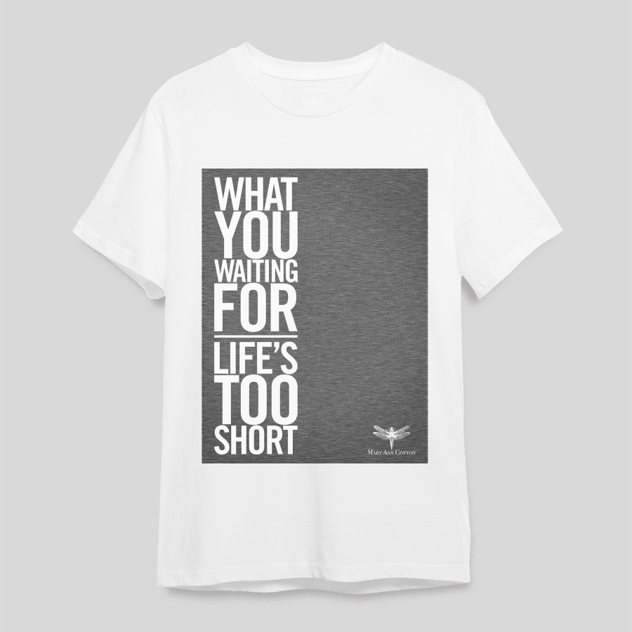 T-shirt Uomo Basic Short Life – Mary Cotton Couture